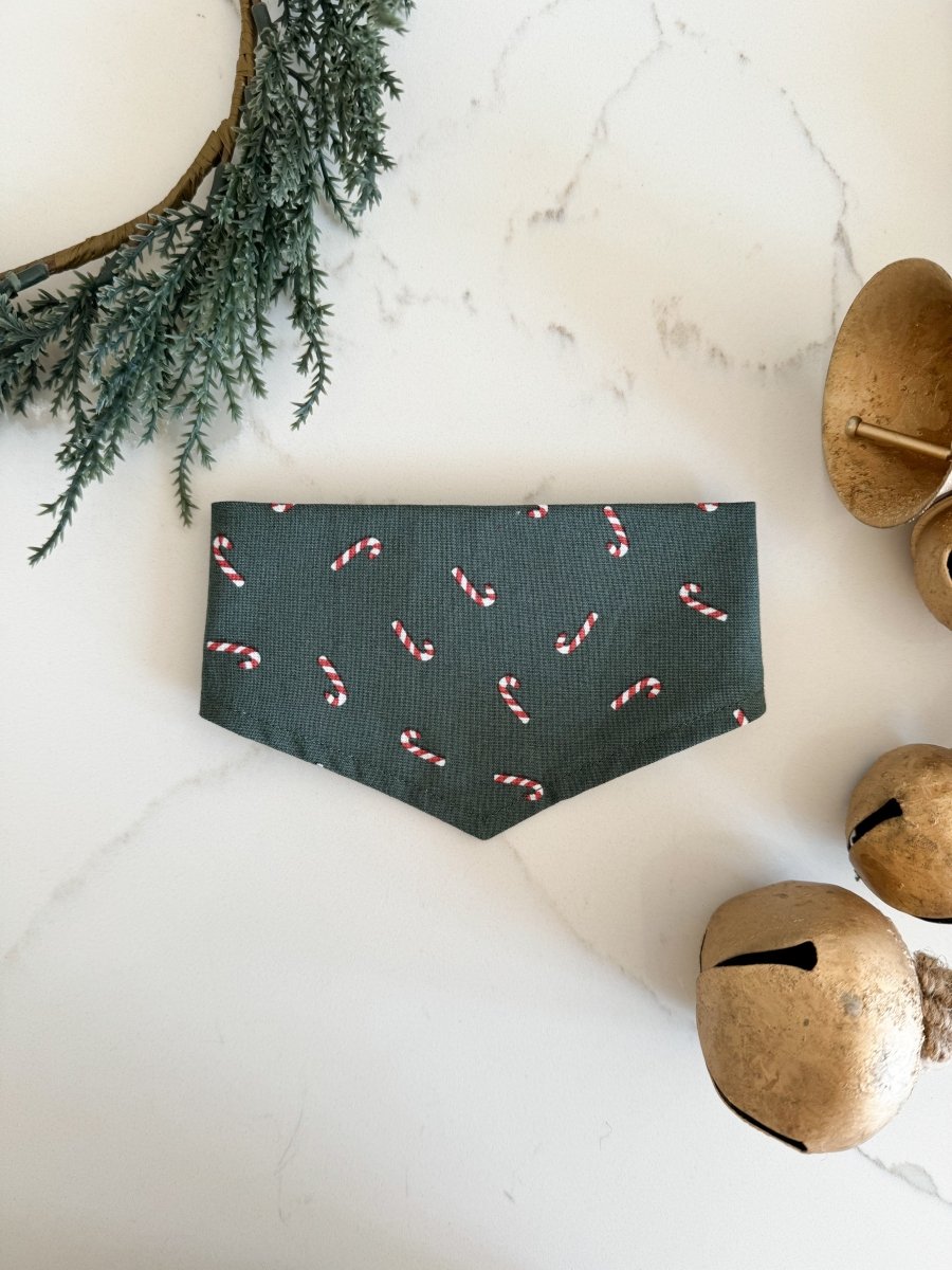 Candy Cane Lane Cat Bandana