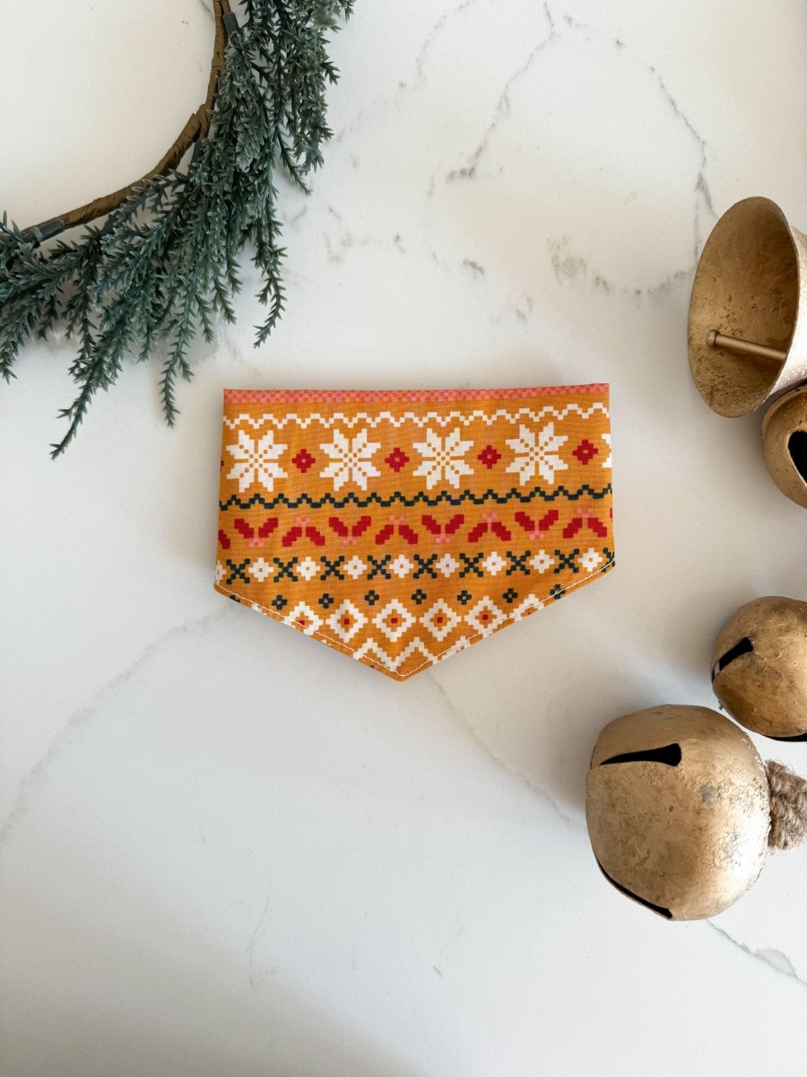 Gingerbread Cat Bandana