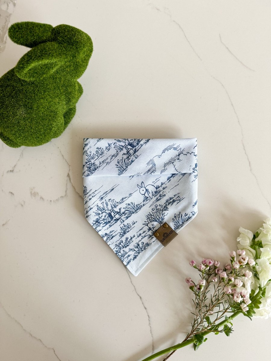 Spring Toile Dog Bandana