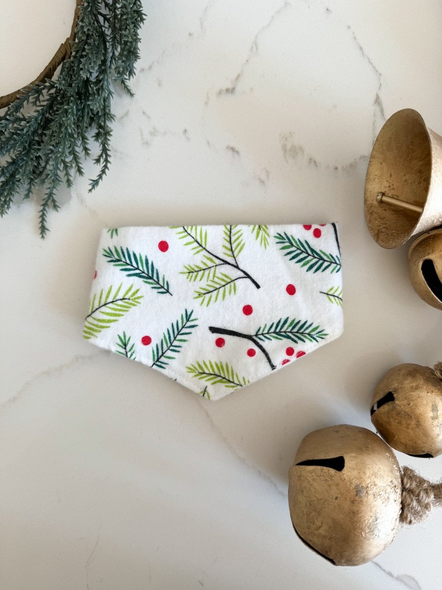 Under the Mistletoe Cat Bandana