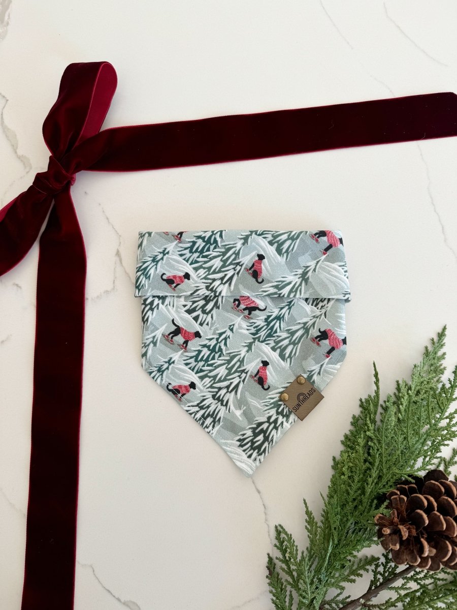 Lady's Winter Wonderland Dog Bandana